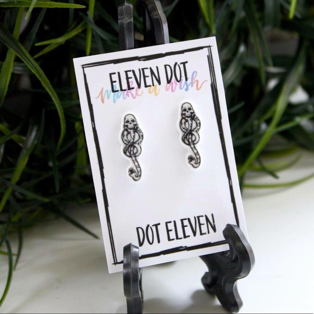 Harry Potter Dark Mark Stud Post Earrings
